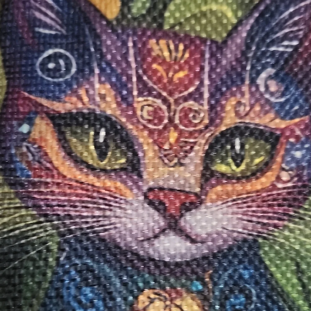 Hello 3am Forever Plush Sleepy Cat Crossbody Purse with Cat Pouch